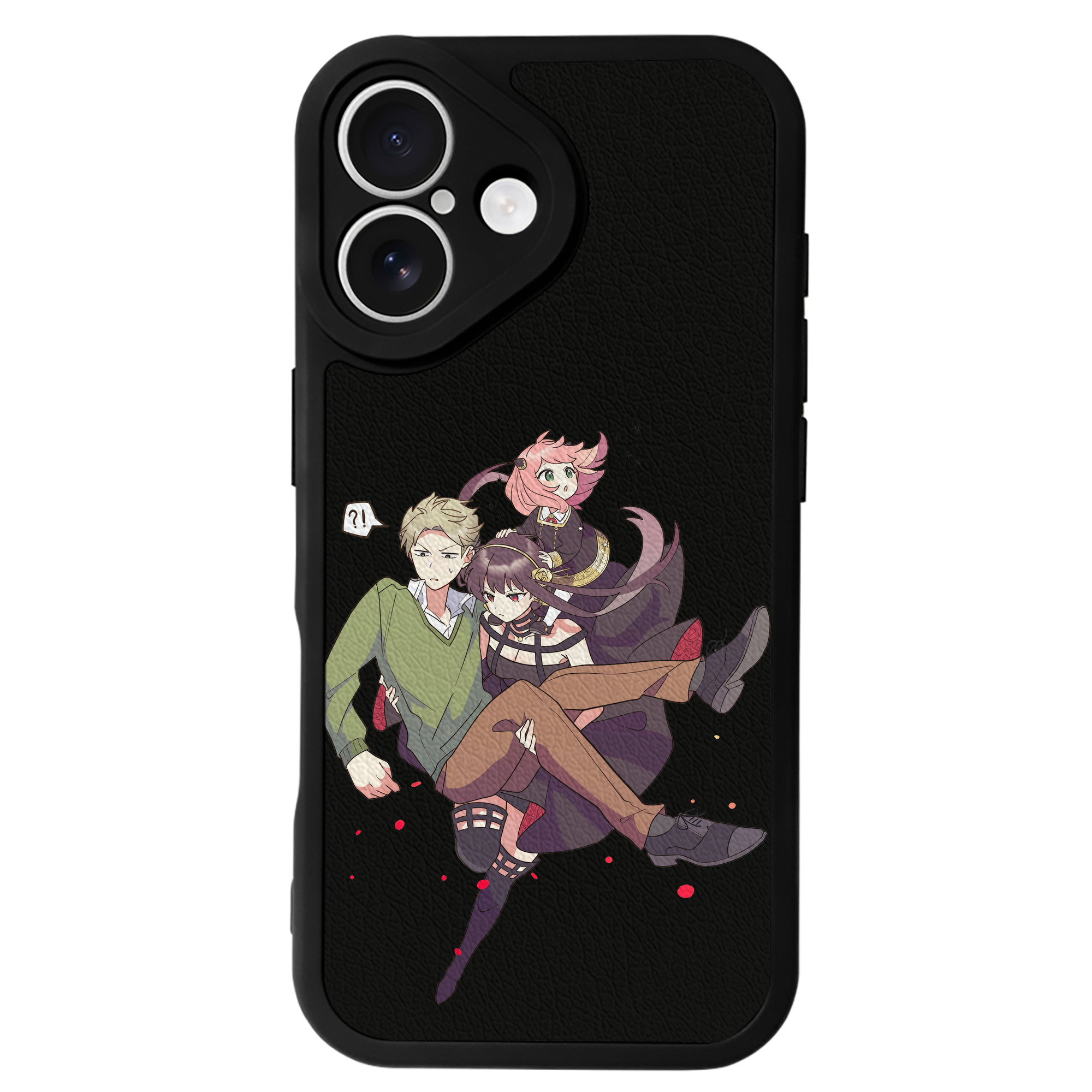 （画像用） SPY×FAMILY间谍家家酒 【iPhone 16シリーズ対応】シリコンスマホケース（レザー調） 材質：シリコン